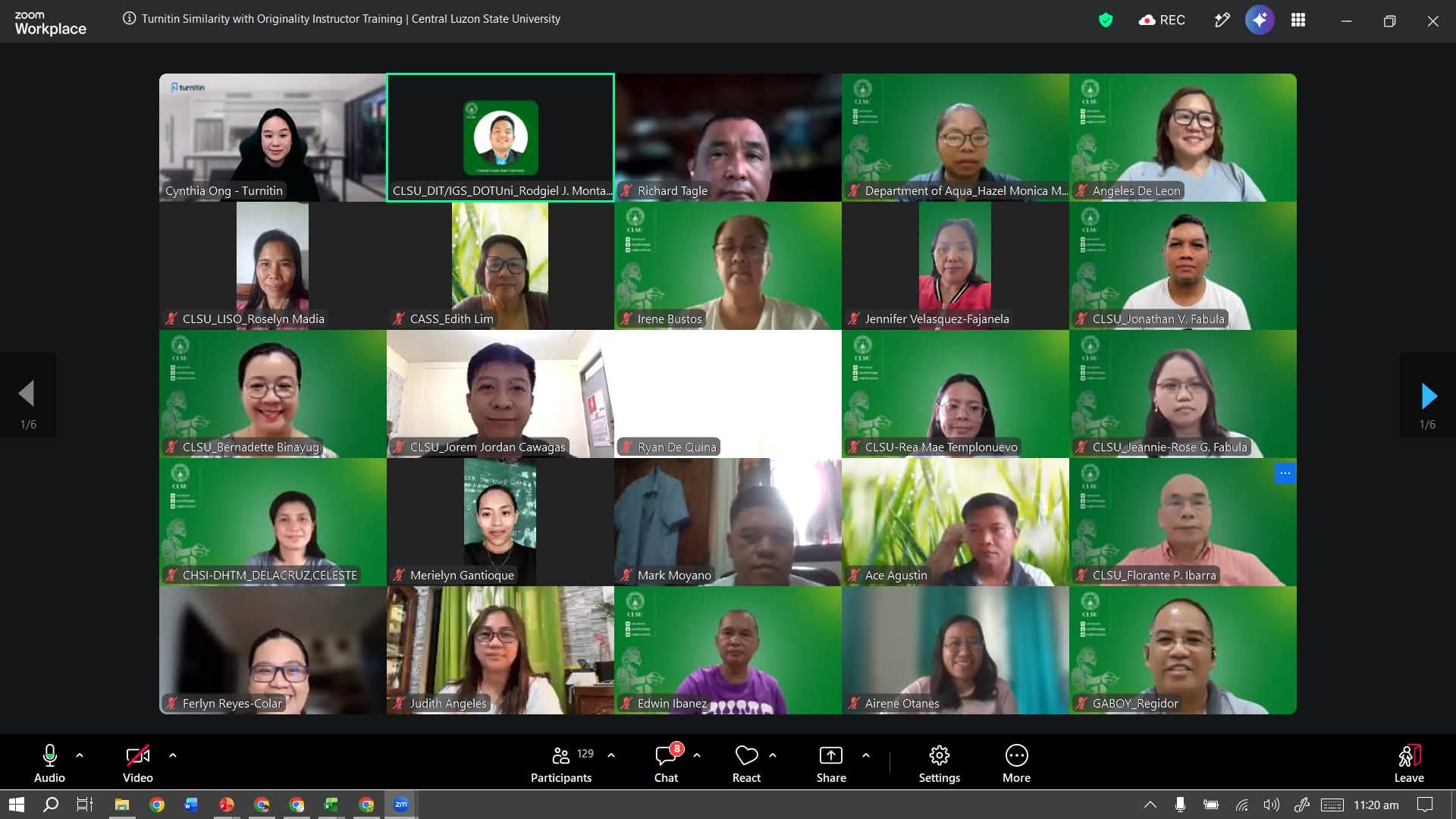 CLSU Faculty Undergo Turnitin Similarity Instructor Training 