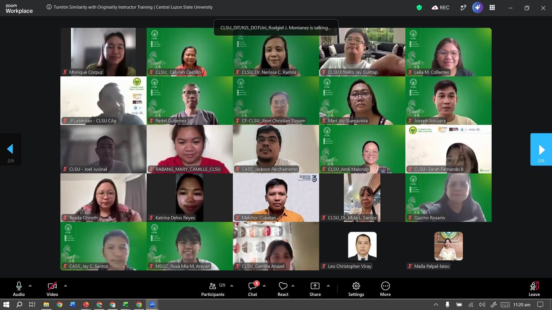 CLSU Faculty Undergo Turnitin Similarity Instructor Training 