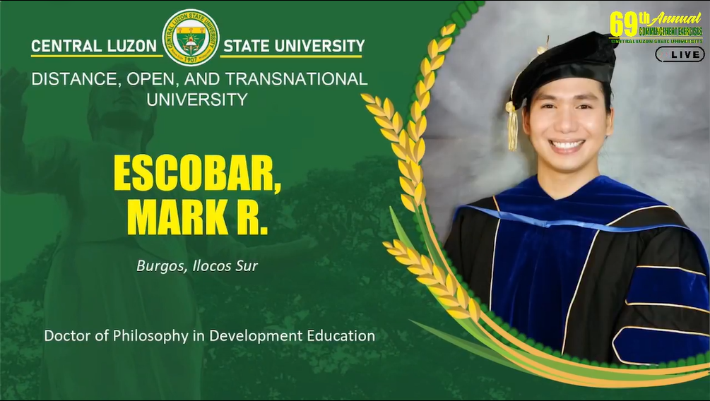 CLSU Distance, Open, and Transnational University (CLSU DOT-Uni) Graduating Class of 2024C